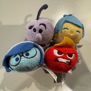 Disney Tsum Tsum mini plush Inside Out (Joy Anger Sadness Fear)